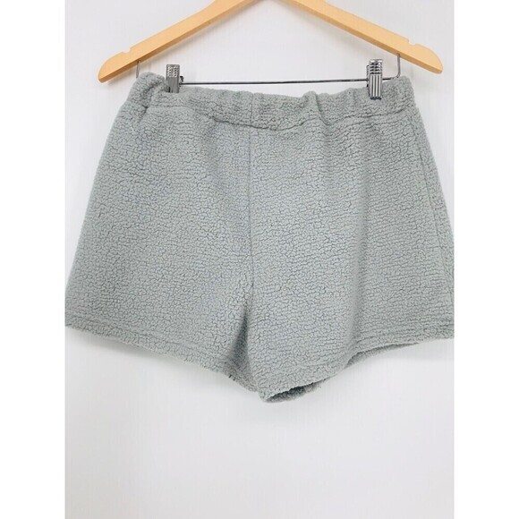 Forever 21 x Disney Pajama Shorts Faux Shearling Size M Gray Bambi - Picture 5 of 11